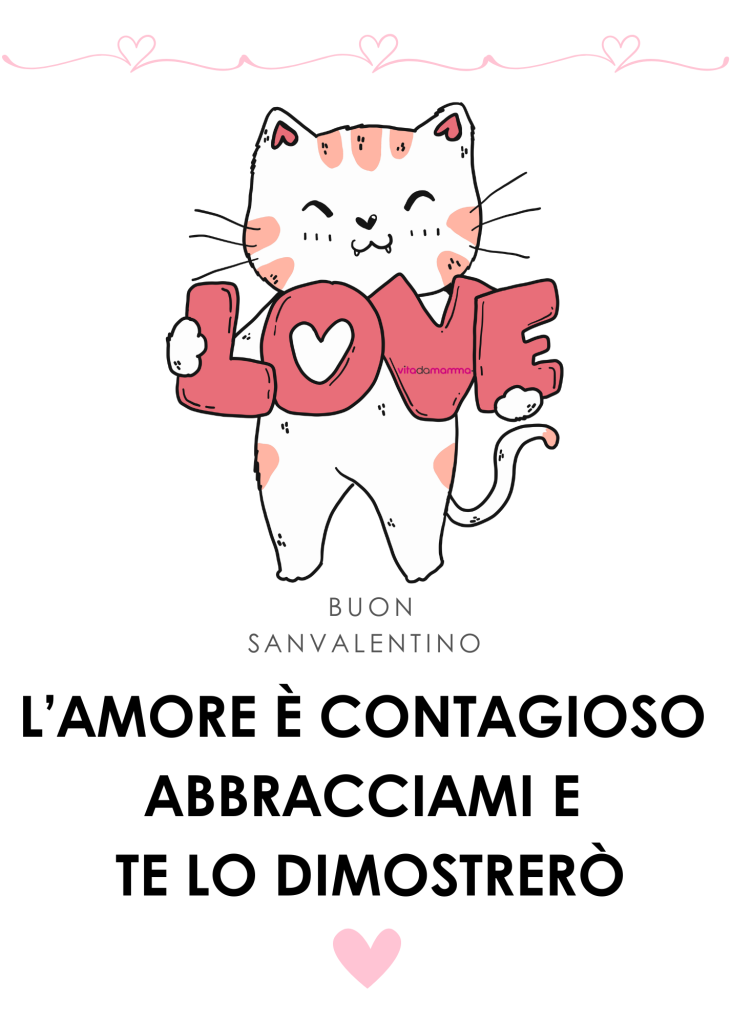 Biglietti di San Valentino scarica e colora - vitadamamma.com